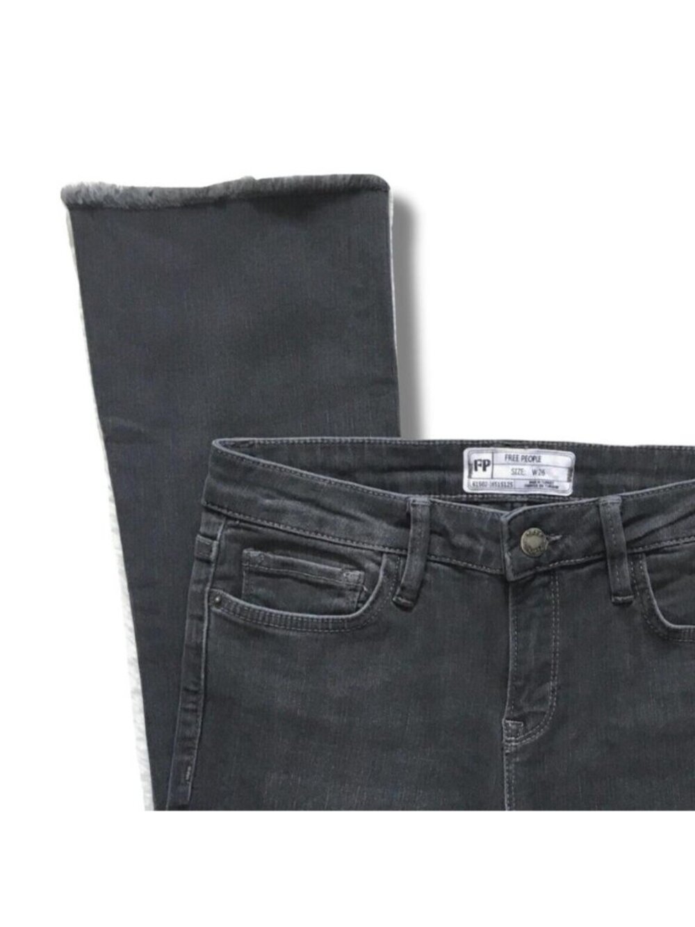 Free People black denim jeans Size 25